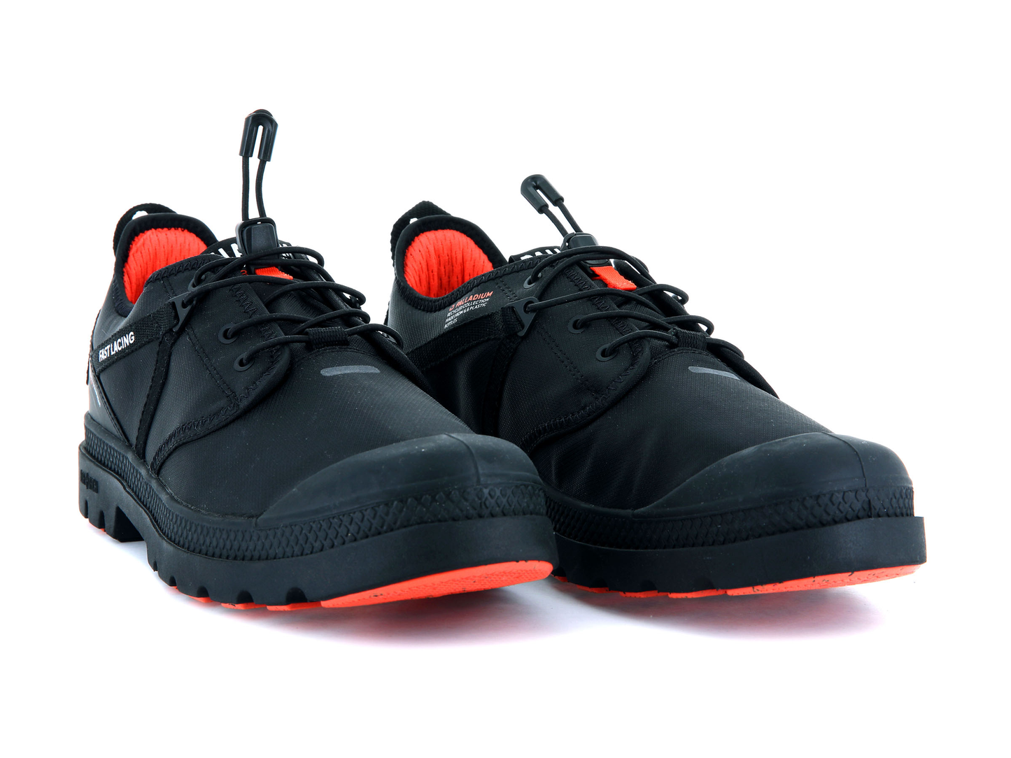 77338-001-M | UNISEX OX TRAVEL LITE+ WATERDICHTE SNEAKERS | ZWART/ZWART