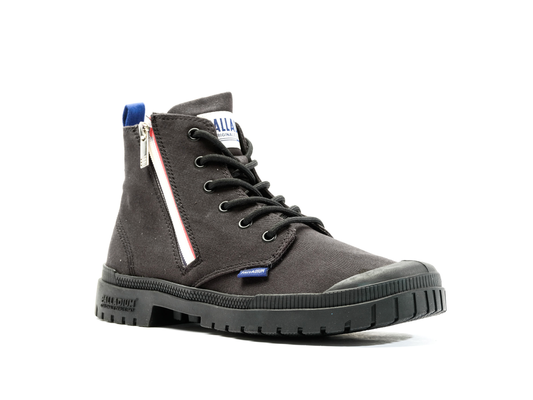 78597-008-M | SP20 FRANSE OUTZIP | ZWART