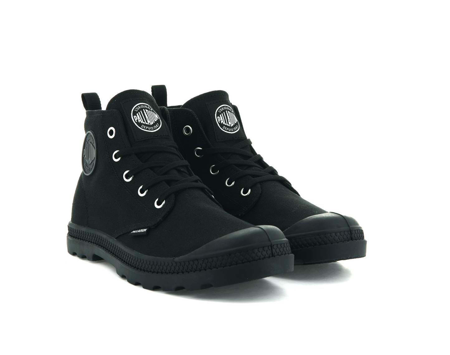 96710-001-M | PAMPA LP MID CANVAS | ZWART/ZWART