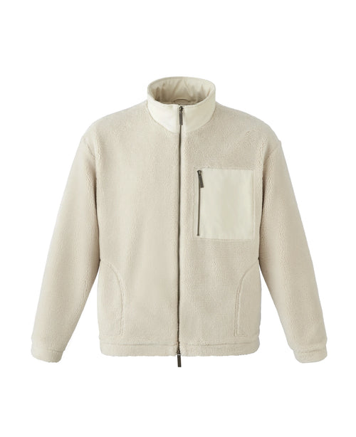 1013120-155 | M SHERPA JKT 01 | WHITE CAP GRAY