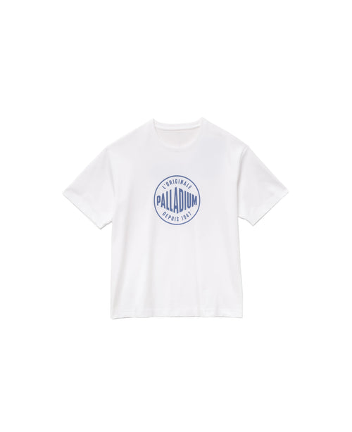 1710934-116 | UNISEX PALLADIUM FRANCE LOGO KATOENEN T-SHIRT | STAR WHITE
