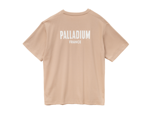 1710934-277 | UNISEX PALLADIUM FRANCE LOGO KATOENEN T-SHIRT | CUBAN SAND - PALLADIUM EU - 3
