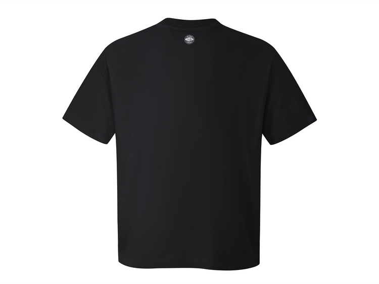 1712304-008 | STRANGER THINGS HOPPER TUNNELS TEE | BLACK