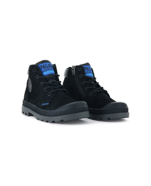 57216-010-M | PAMPA HI CUFF WP OZ | ZWART/ZWART - PALLADIUM EU - 7
