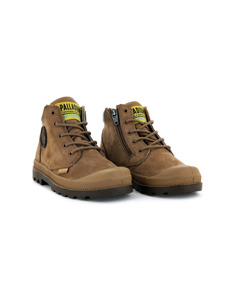 57216-257-M | PAMPA HI CUFF WP OZ | MAHAGONIE - PALLADIUM EU - 7