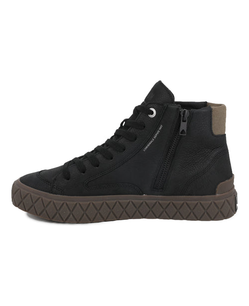 74996-008-M | PALLA ACE CHUKKA LTH | BLACK - PALLADIUM EU - 5