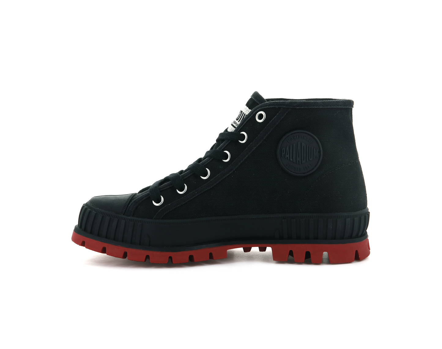 76681-004-M | PALLASHOCK MID OG | ZWART/ROOD