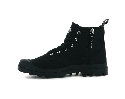76694-008-M | PAMPA HI ZIP CANVAS | ZWART