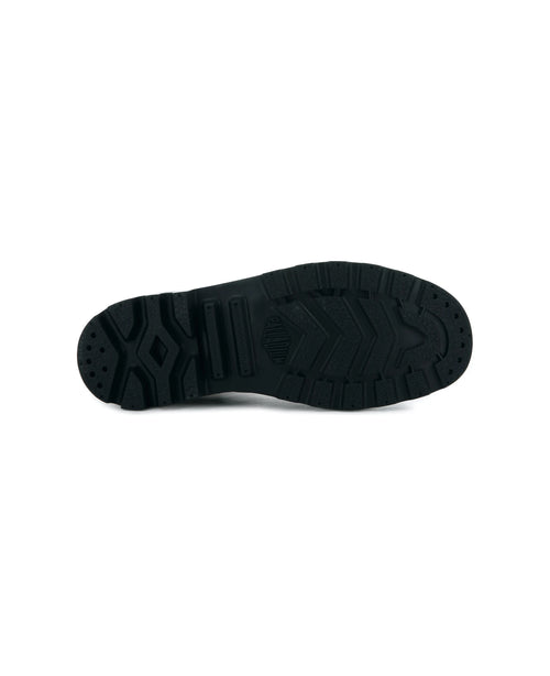 76888-008-M | PAMPA HI ZIP LTH ESS | BLACK/BLACK - PALLADIUM EU - 5