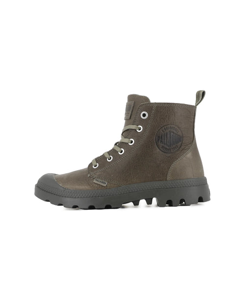 76888-308-M | PAMPA HI ZIP LTH ESS | DUSKY GREEN - PALLADIUM EU - 6