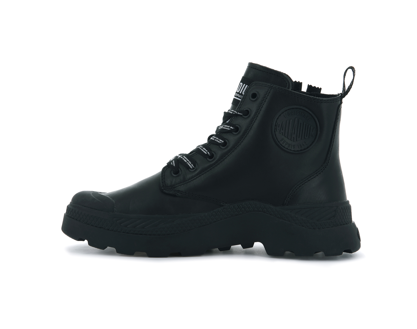 76902-008-M | PALLAKIX HI ZIP | ZWART/ZWART