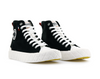77015-030-M | PALLA ACE CANVAS MID | BLACK/MASHMALLLOW