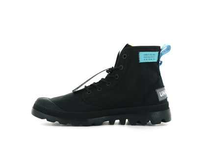 77082-008-M | PAMPA LITE OVERLAB NEON | ZWART/ZWART