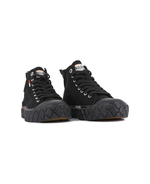 79142-001-M | PALLA ACE CHUKKA ORGANIC | ZWART/ZWART - PALLADIUM EU - 7