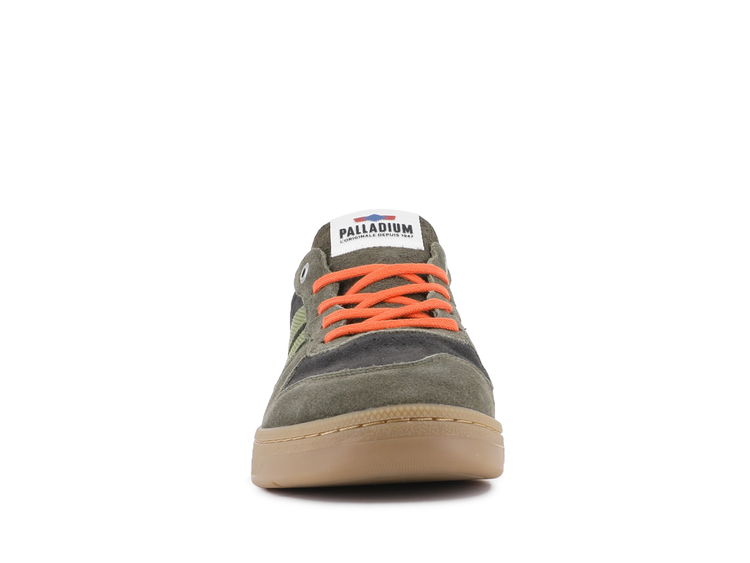 79505-320-M | PALLACUP FLAME SUEDE | BELUGA/OLIVE NIGHT