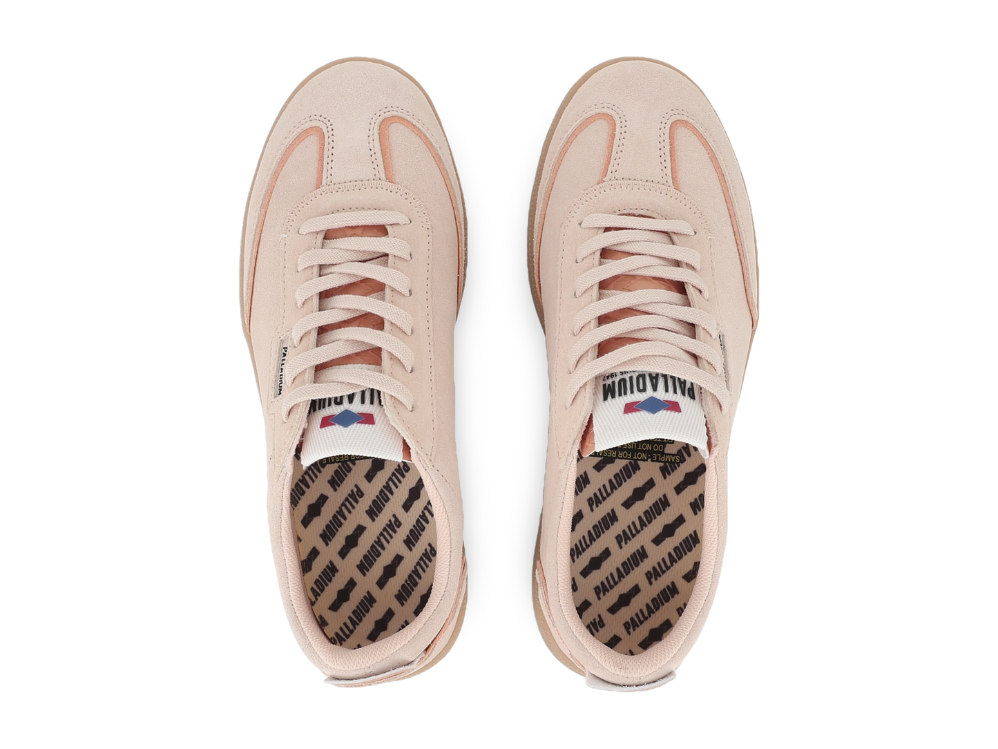 94641-868-M | PALLACUP CASUAL SUEDE | PERZIKKLEURIG