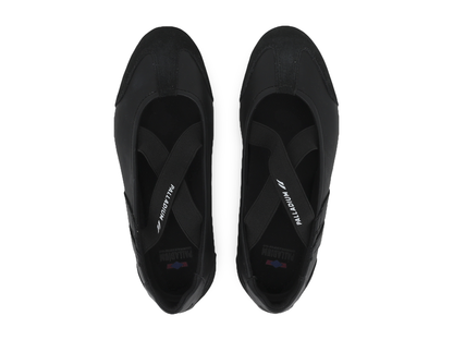 94645-008-M | RACER BALLERINA LEATHER | BLACK
