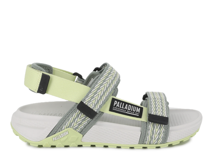 94683-997-M | SANDAAL MET BANDJES WV | STEAM GRAY/GREEN