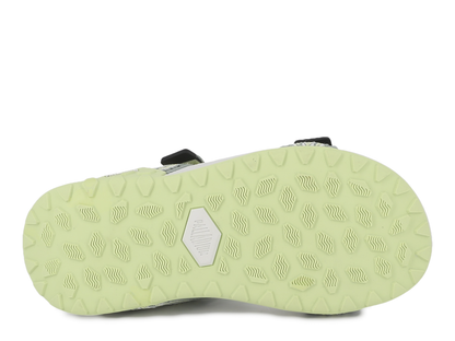 94683-997-M | SANDAAL MET BANDJES WV | STEAM GRAY/GREEN