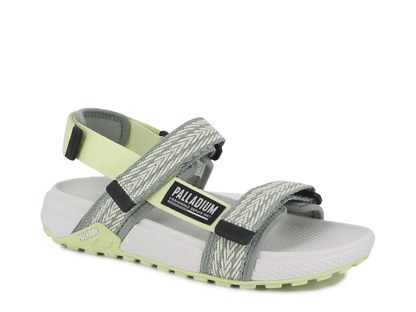 94683-997-M | SANDAAL MET BANDJES WV | STEAM GRAY/GREEN
