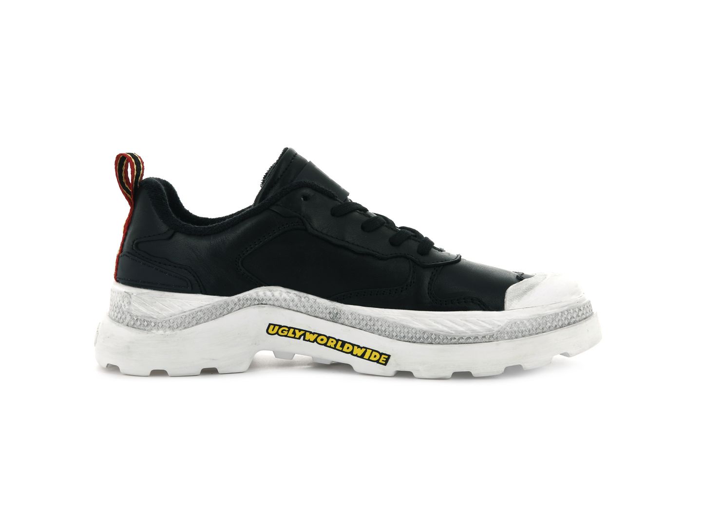 96716-002-M | JAZZELLE PALLAKIX LOW 90 LEATHER | ZWART/WIT