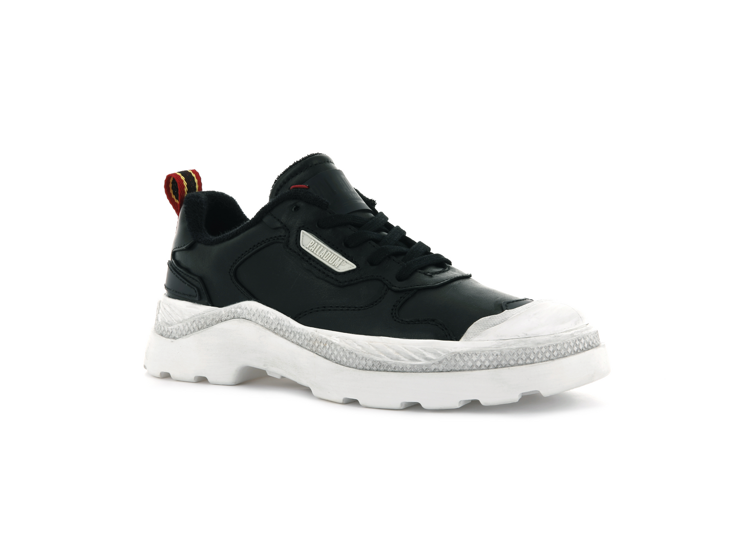 96716-002-M | JAZZELLE PALLAKIX LOW 90 LEATHER | ZWART/WIT