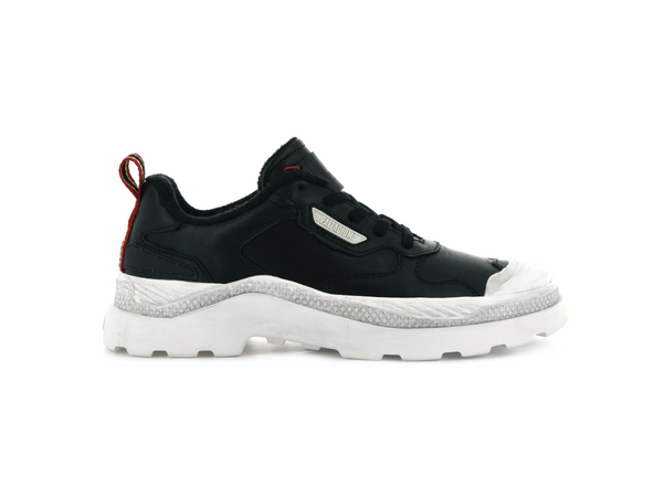 96716-002-M | JAZZELLE PALLAKIX LOW 90 LEATHER | ZWART/WIT