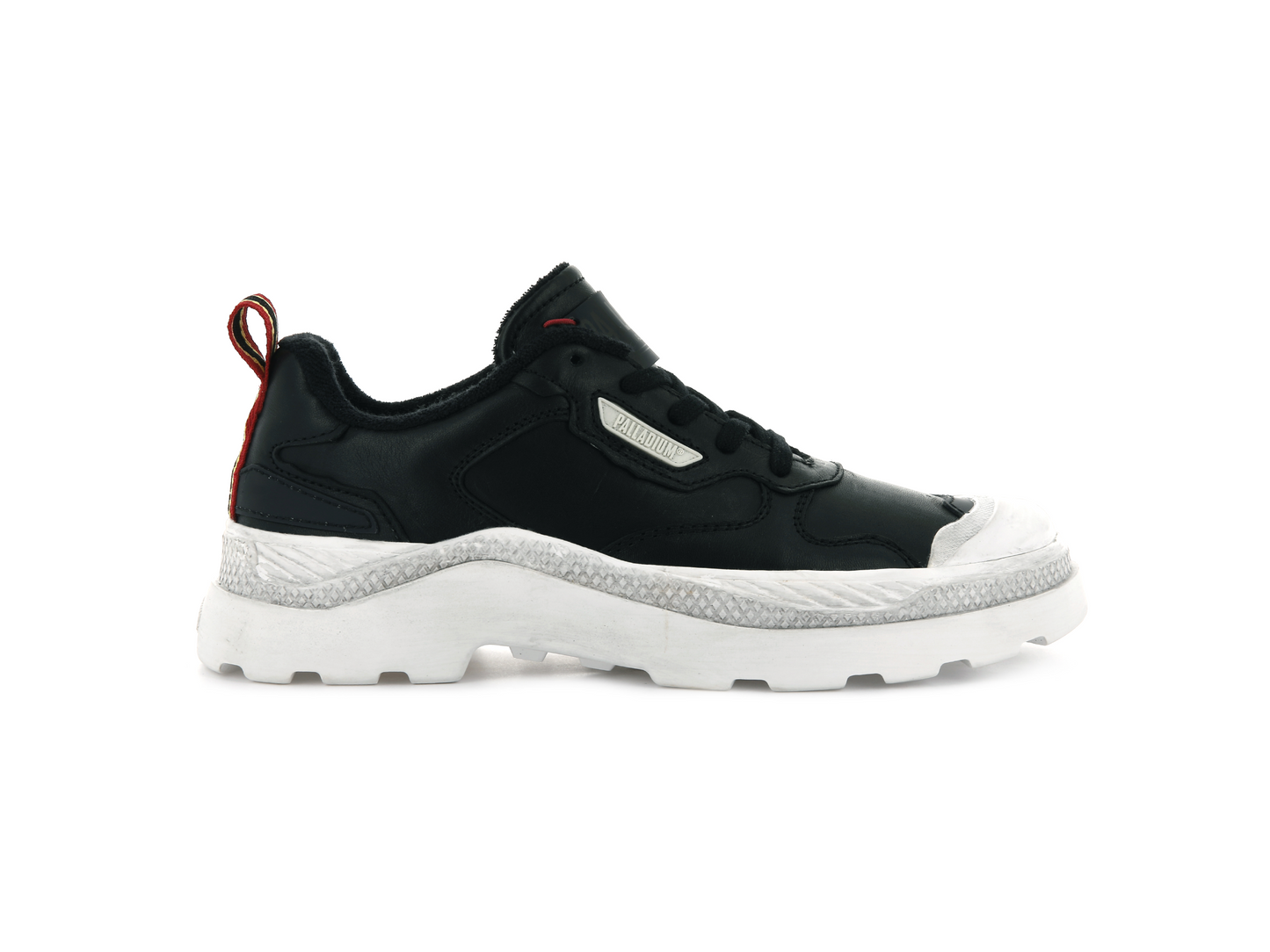 96716-002-M | JAZZELLE PALLAKIX LOW 90 LEATHER | ZWART/WIT