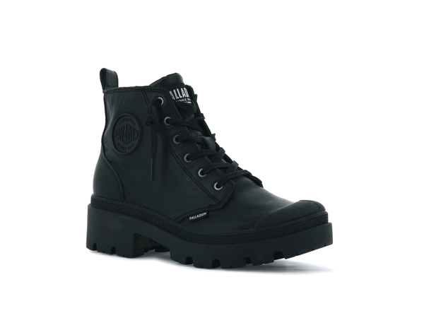 96905-008-M | PALLABASE LEATHER | ZWART/ZWART