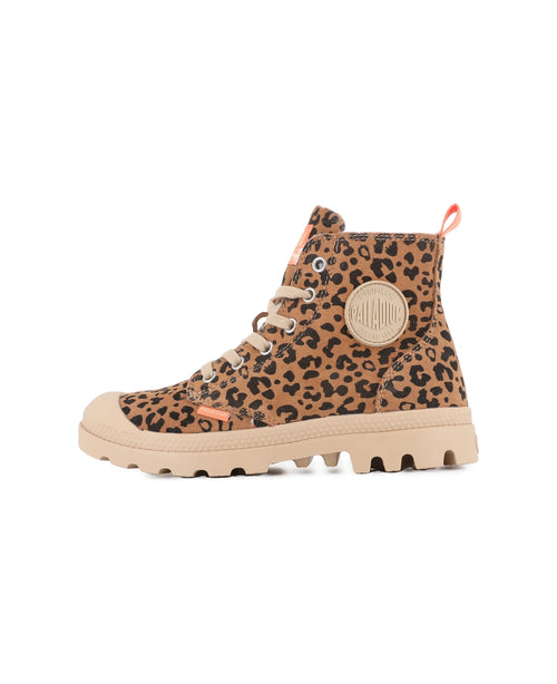 99519-974-M | PAMPA HI ZIP WL LEO | DEAR BROWN / BLACK - PALLADIUM EU - 6