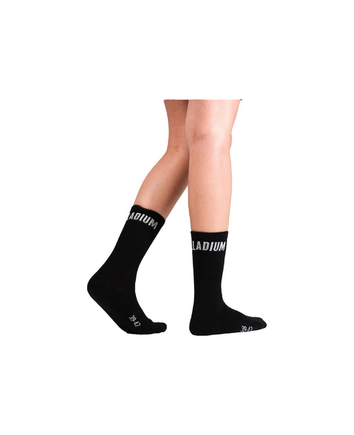 SX7410-008 | MID HT LOGO SOK 01 | ZWART