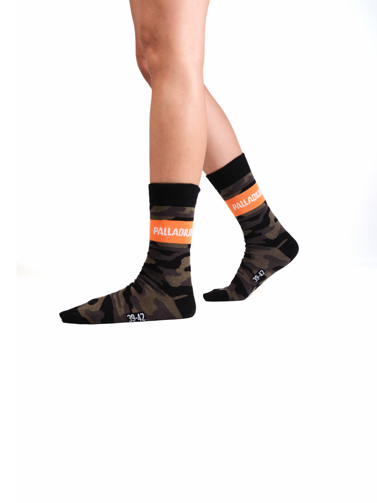 SX7389-185 | CAMO MID SOCKS | CAMOUFLAGE