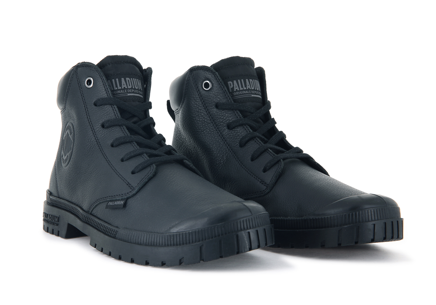 77236-010-M | PAMPA SP20 CUFF LEATHER | ZWART/ZWART