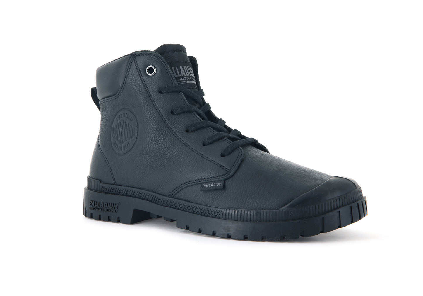 77236-010-M | PAMPA SP20 CUFF LEATHER | ZWART/ZWART