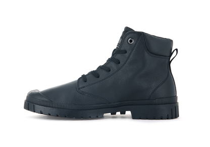 77236-010-M | PAMPA SP20 CUFF LEATHER | ZWART/ZWART