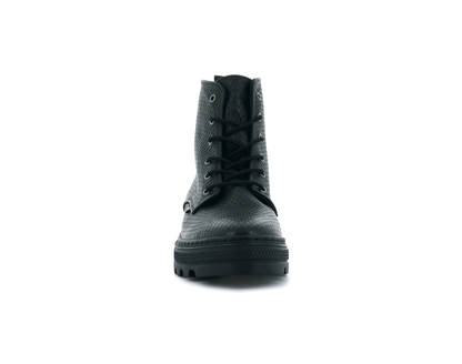 96956-001-M | PAMPA CULT HI EMB | ZWART/ZWART